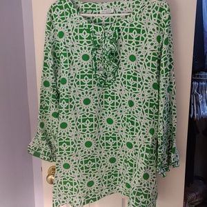 Escapada White ans Green Tunic.